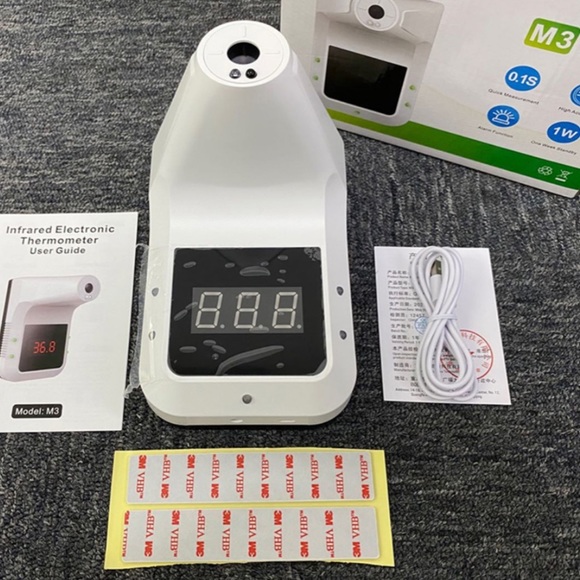 Non-contact Wall Mounted Infrared Forehead Thermometer with Alarm - Picture 8 of 8